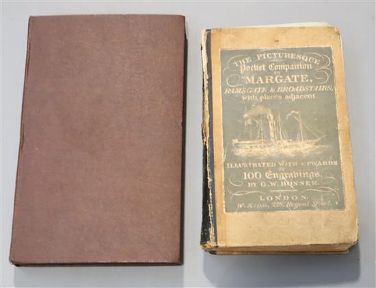 MARGATE, RAMSGATE, BROADSTAIRS: Bonner, G.W. - The Picturesque Pocket Companion to Margate, Ramsgate and Broadstairs, 12mo, grained clo